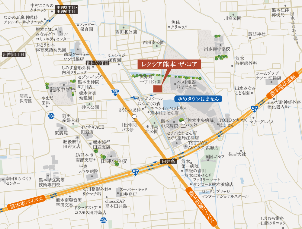 現地案内図