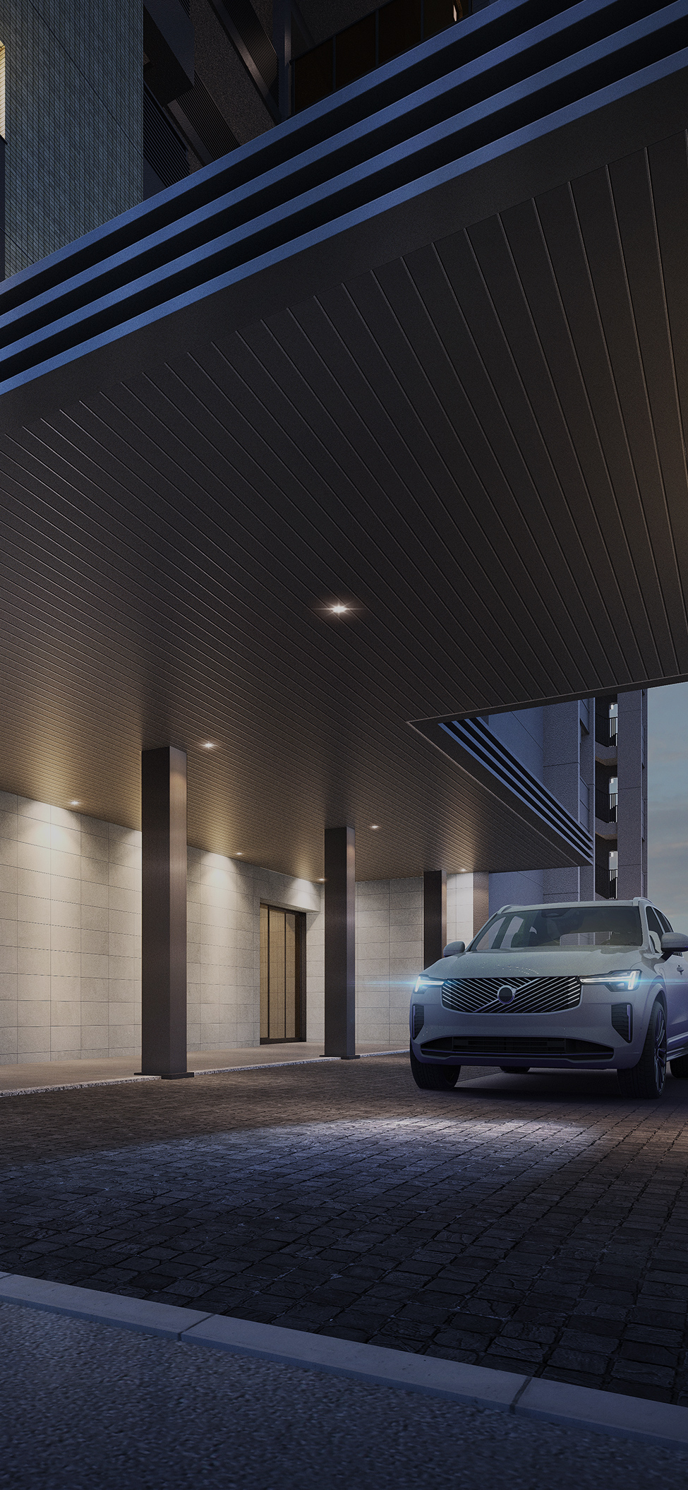 車寄せ完成予想図